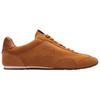 Coach De Xun Leather Suede Round Toe Flat Low Top Casual Shoes Women sneaker Brown CAQ41-Y2G