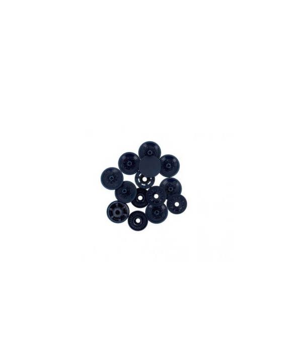 Bouton pression - BOHIN - 13mm - Couleur: Bleu marine - Plastique - Magique
