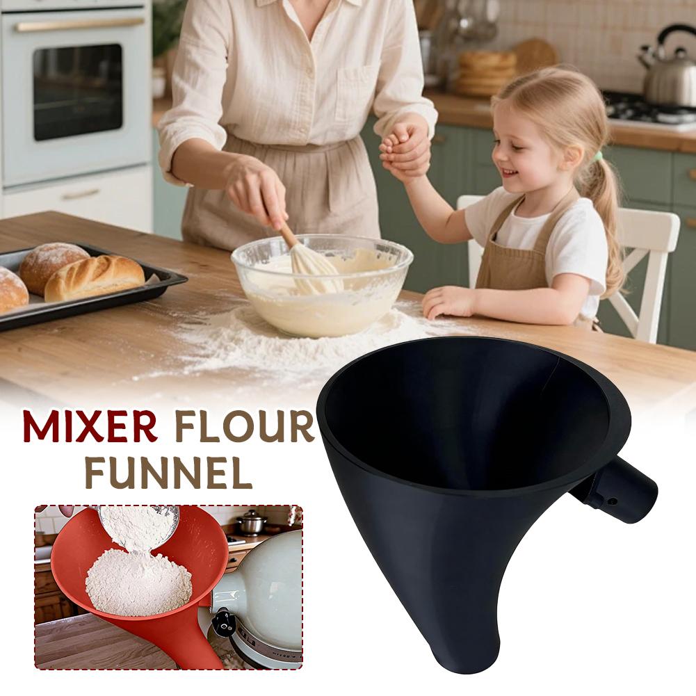 For Artisan Ksm150 5 Enables Guided Pouring Easy Pouring Design Flour Funnel - Prevents Spills & Messes, Kitchen Aid Funnel Tool