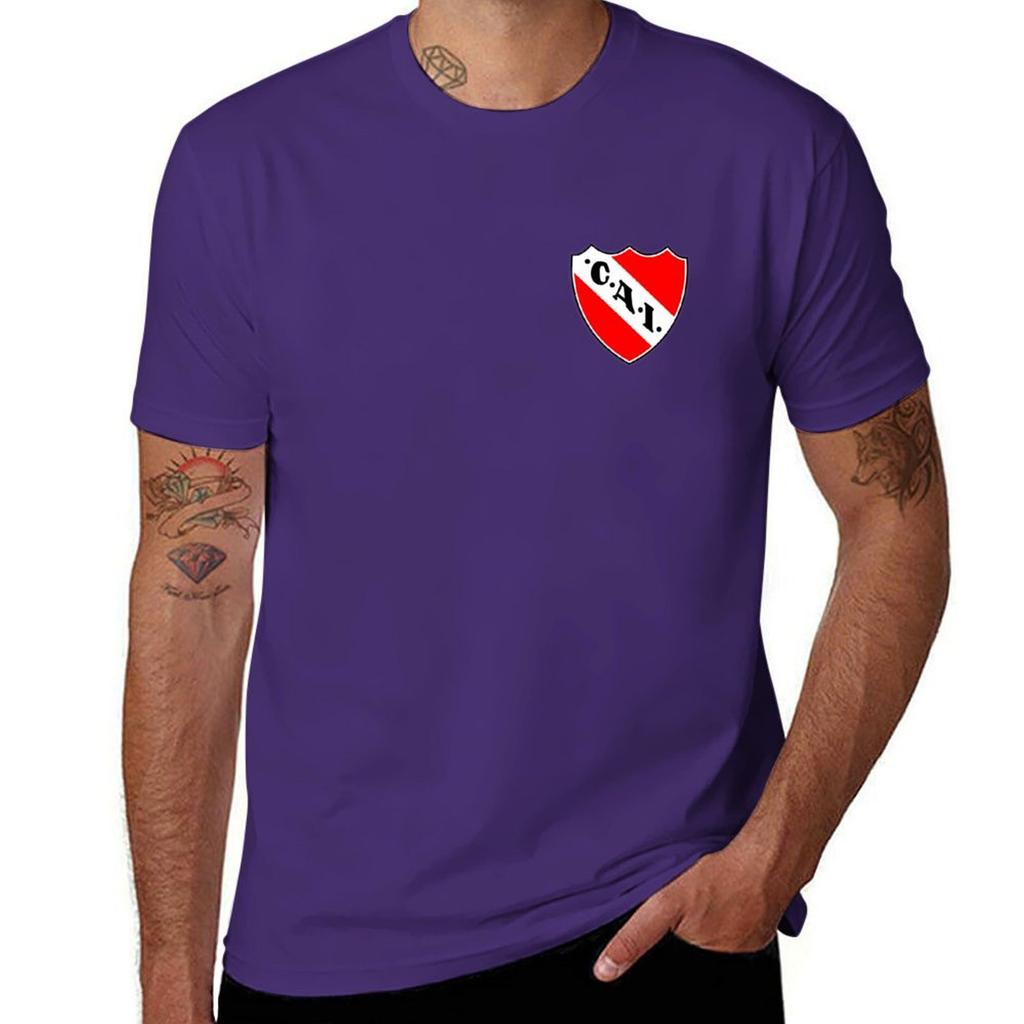 Club Atlético Independiente T-Shirt Korean Fashion Plus Sizes Quick-drying Sports Fans Black T Shirts for Men