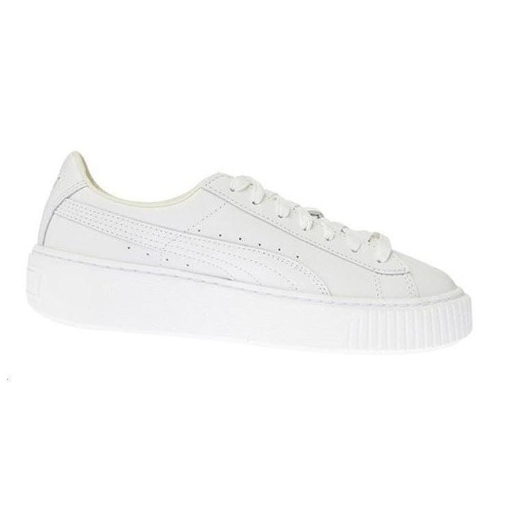 (WMNS) PUMA Basket Platform Core 'White Gold' Women's 364040-04