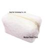 Candy Color Embroidered Macaron Plush Pencil & Makeup Bag