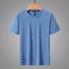 8XL Estate Ice Silk Asciugatura Rapida Manica Corta T-shirt Uomo Plus Size Largo Traspirante Sottile Sport Fitness Tee Uomo Top