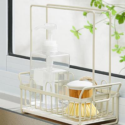 Schwamm Lappenhalter Spültuch Trockenständer Spüle Wasserhahn Spülmittel Schwammhalter für Küchenarbeitsplatte