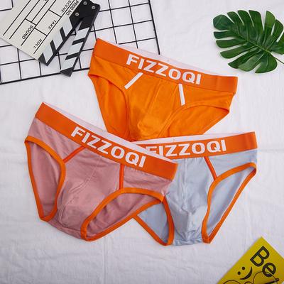 Herren Frühling und Sommer Persönlichkeit Mode Sexy Baumwolle Locker Atmungsaktiv Sport Unterhosen