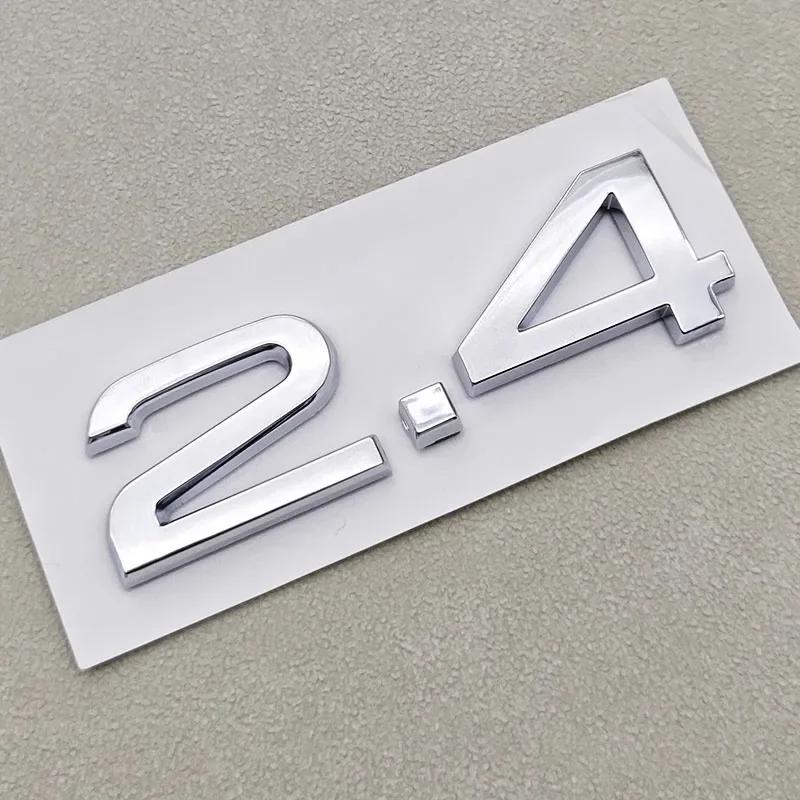 2026 Hot 3D ABS Car Logo 1.9 2.0 2.8 3.0 4.2 TDI 3.6 Sticker Trunk Emblem Rear Badge For Audi A3 A4 A5 A6 A7 A8 Q3 Q5 Q7 Q8 Accessroies