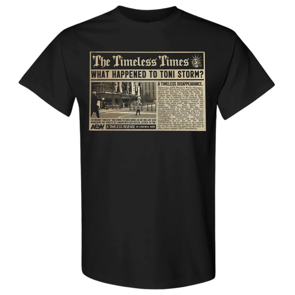 Toni Storm  News Flash AEW Official TShirt Unisex T-Shirt M