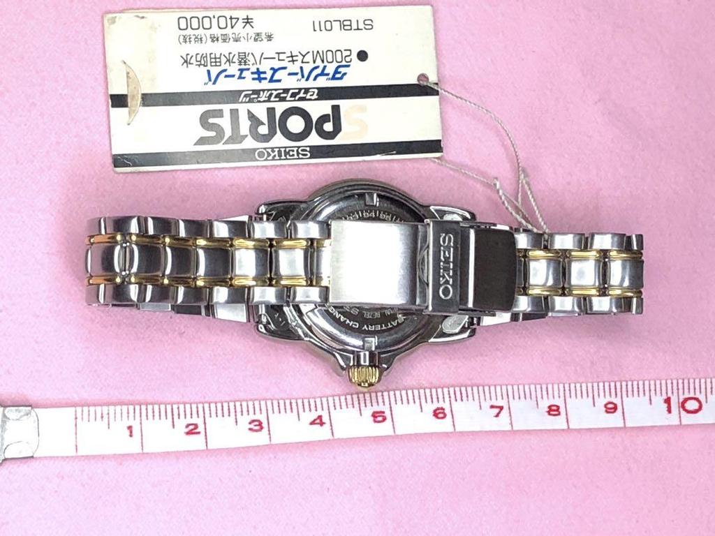 [USED] Extremely Rare Ladies' Watch, Diver, SEIKO, Calendar, Battery