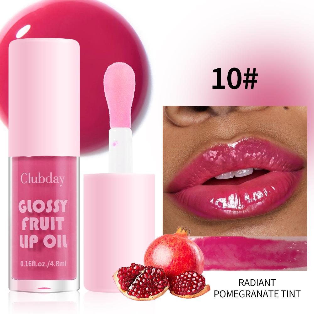 Brillo de Labios Hidratante de Larga Duración Multicolor Clubday para Labios Voluminosos