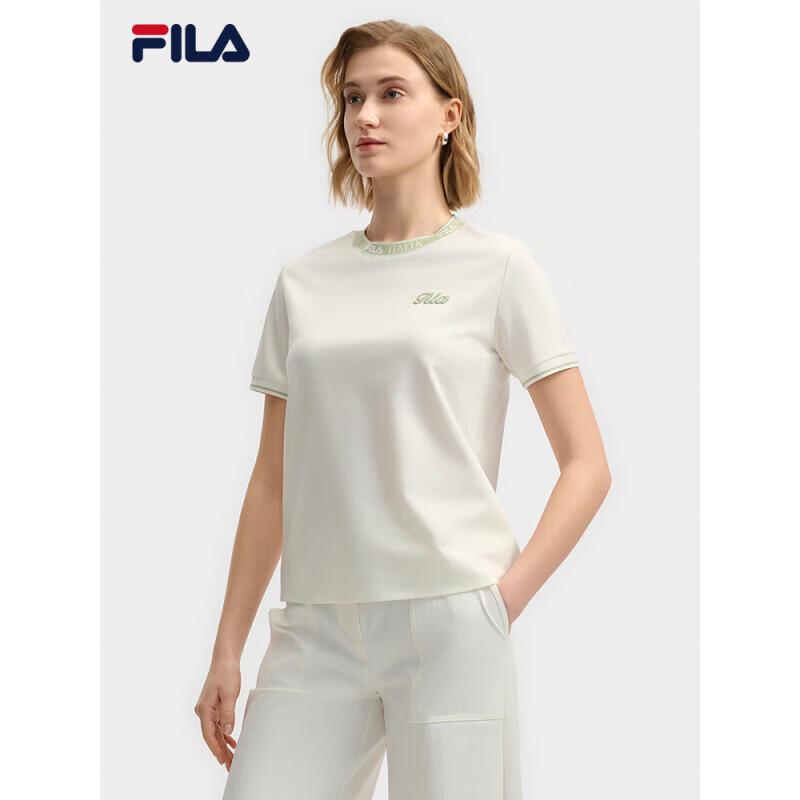 FILA Women s Summer Knit Round Neck T-Shirt S