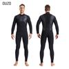 OUZO 3mm Diving Suit Men's Long-sleeved One-piece Thickened Warm Surfing Swimming Snorkeling