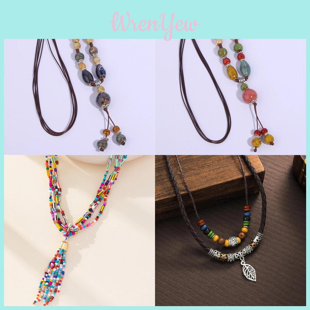 Geometric Beaded Necklace With Shell And Starfish Elements For Fashionable Women