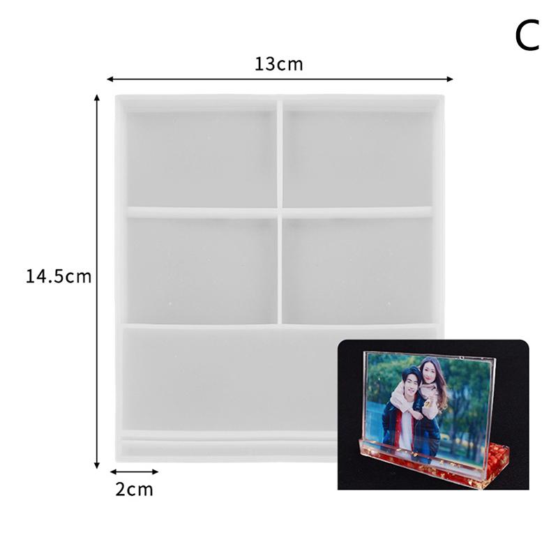 1Pc Photo Frame Shaped Jewelry Tool Jewelry Mold Uv Epoxy Resin Silicone Mold