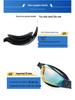 Custom HD Anti-Pinch Swim Cap & Foldable Goggles Set with Nose Clip & Earplugs