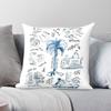 South Carolina Blue White Square Pillowcase Polyester Linen Velvet Creative Zip Decorative Throw Pillow Case Car Cushion Cover