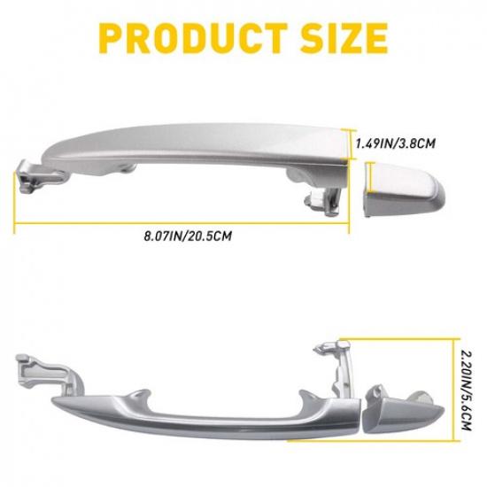 For Toyota Sienna Outside Exterior Sliding Door Handle Set Left Right Front Rear