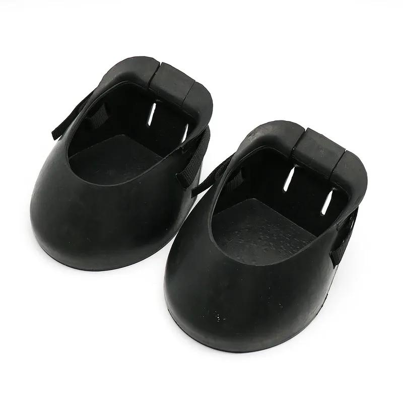 2 PIEZAS Goma Antideslizante Herraduras Ecuestres para Caballos Botas para Herraduras Reparación Corrección Rendimiento del Casco del Caballo Casco Protectores de Casco