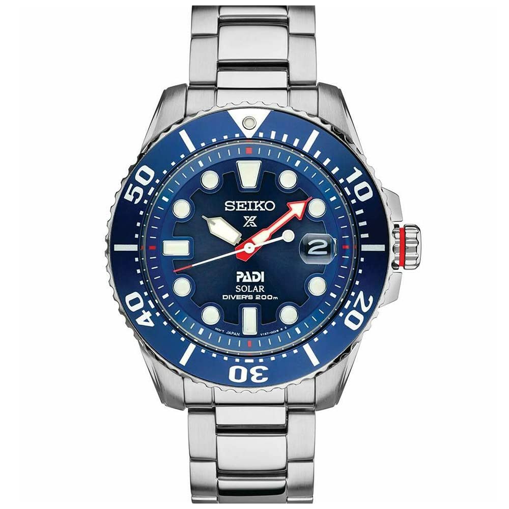 

Продукт SEIKO Prospex Solar Diver PADI Special Edition SNE549 Чоловічий годинник, реімпортований аналоговий сріблястий темно-синій закордонні моделі