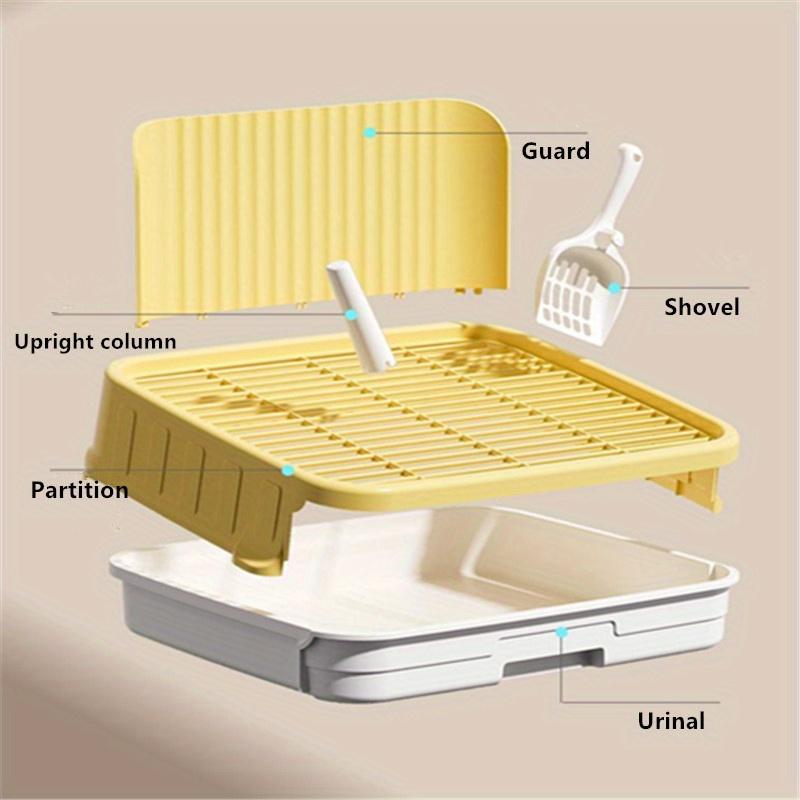 Dog Potty Dog-Specific Pee Tray Anti-Stepping Waste Sand Box for Small Dogs/Puppies Teddy Drawer-Style Poop Tray Pet Supplies