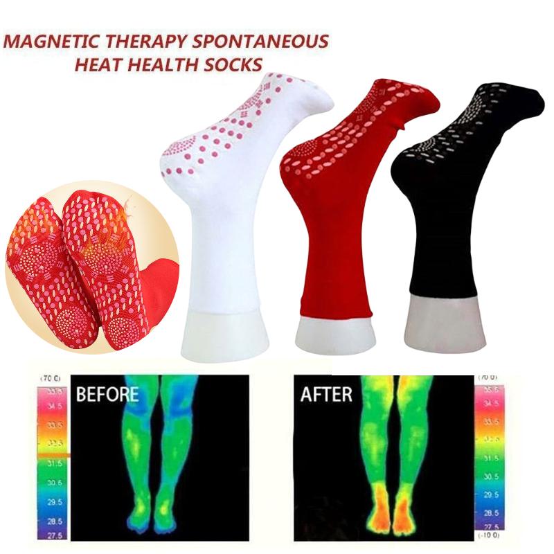 Self Magnetic Heating Socks Anti Fatigue Skiing Winter Warming Biking Gifts