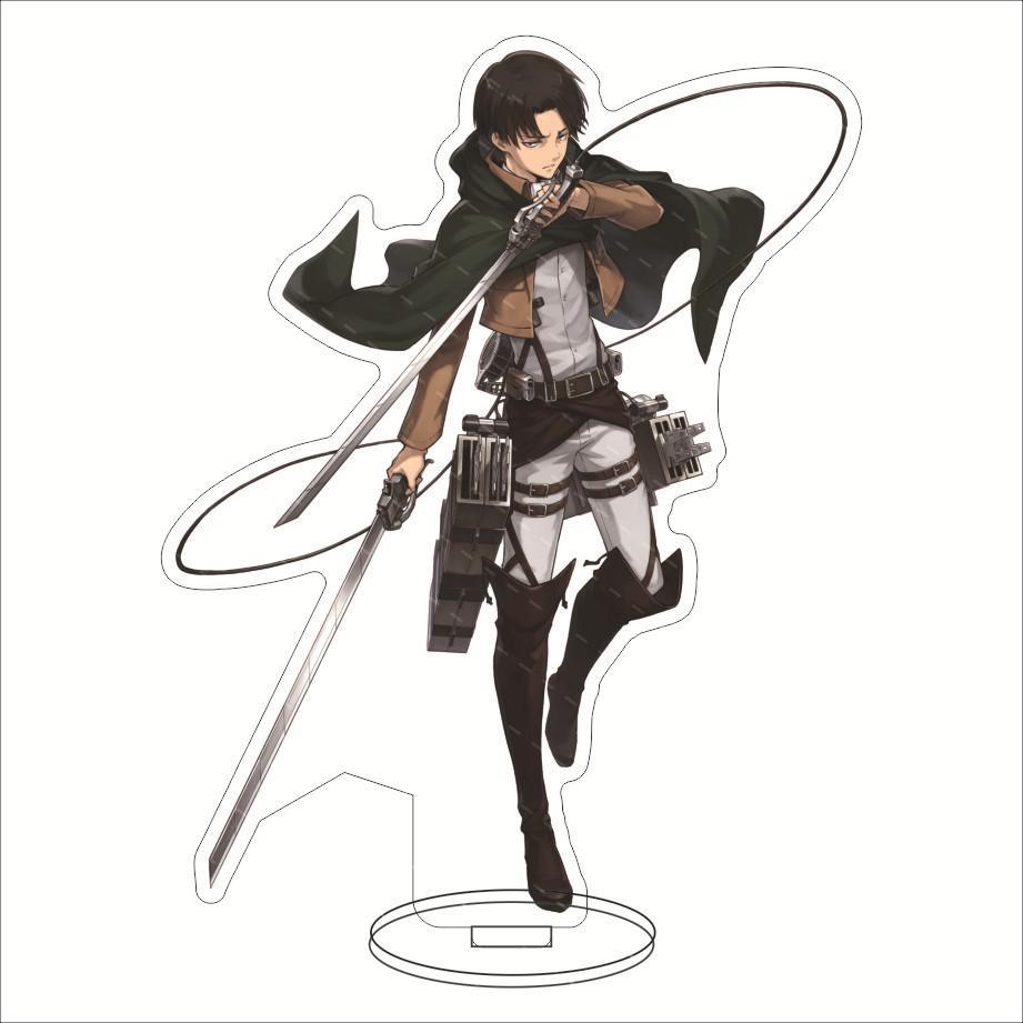 Attack on Titan Taichi Eren Mikasa Amin Keith Reiner Ani Connie Acrylic Ornament Stand Anime Character Birth Date Present Spooky Holiday