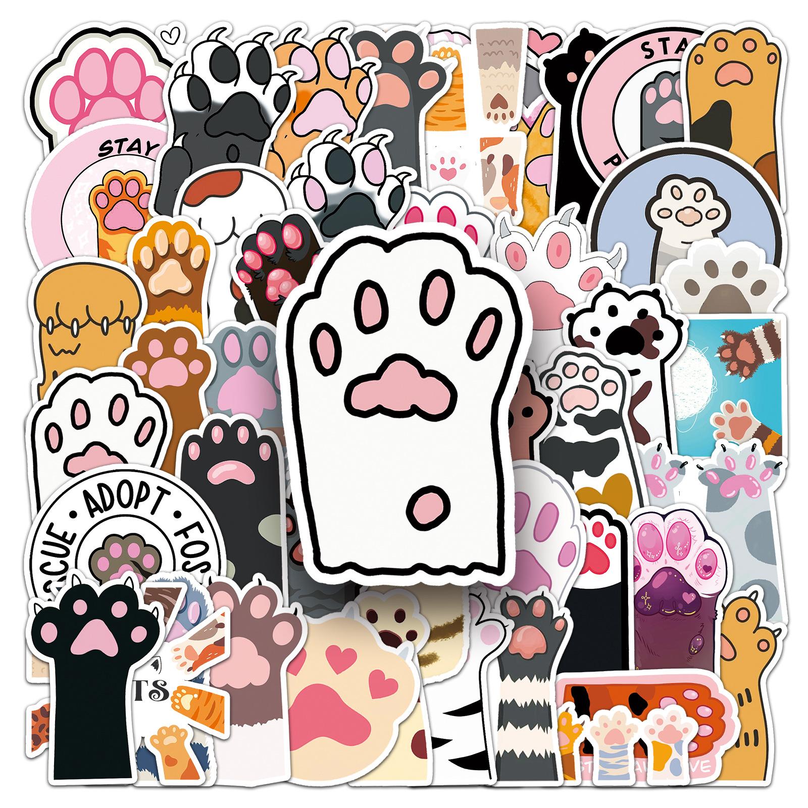 

45 шт./кор., наклейка с милым котом, модная милая наклейка с мультяшным котом для DIY, декоративная наклейка для скрапбукинга, журнала, студенческие принадлежности