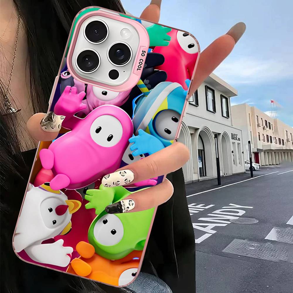F-Fall G-Guys Game Phone Case For iPhone 17 16 15 14 13 MAX Matte Shockproof Back Anti Fall Matte Cover