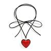 Goth Love Heart Clavicle Chain Women Girls Wedding Jewelry Party Birthday Gift