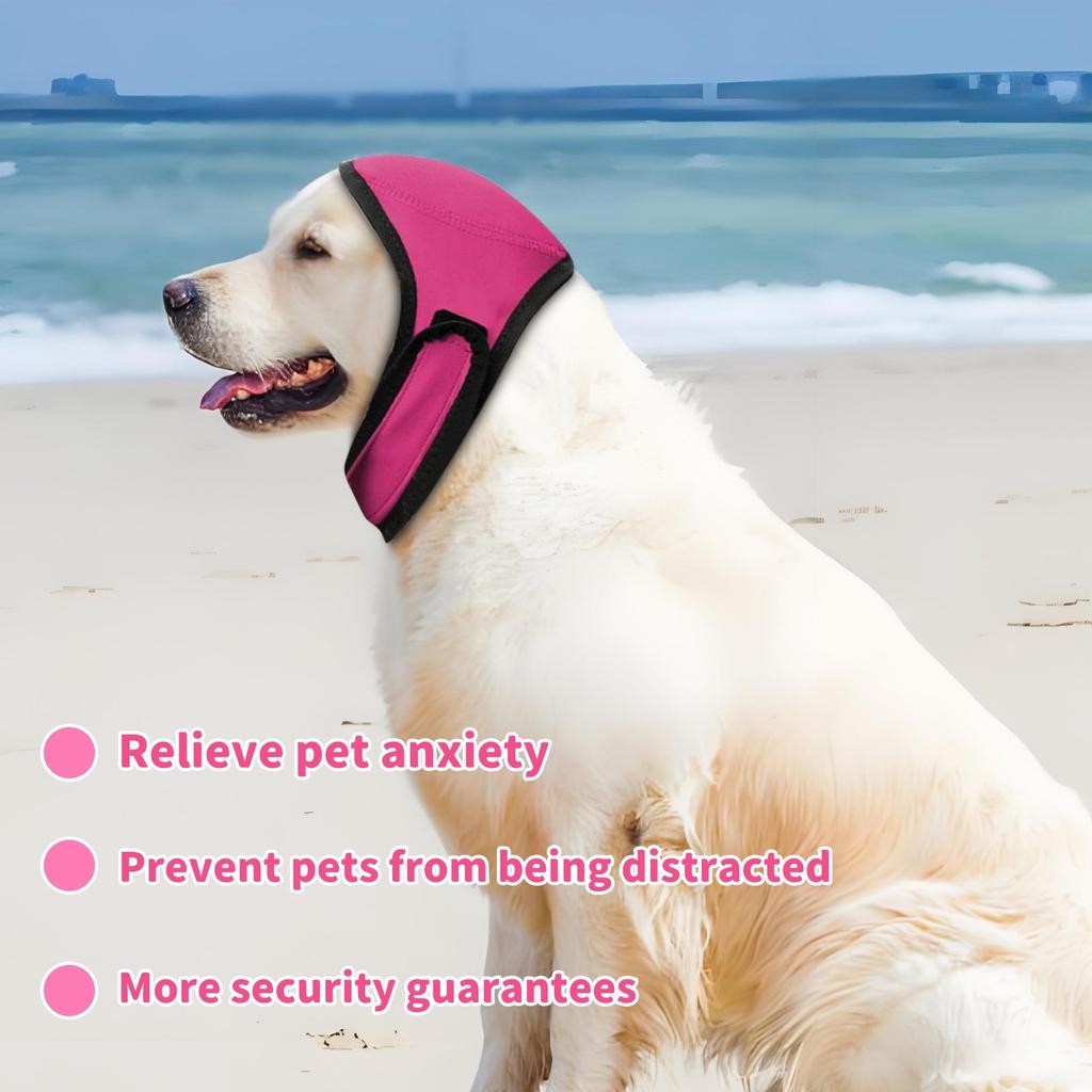 Dog Soothing Head Cover Waterproof Summer Swimming Waterproof Soothing Dog Ear Cover
