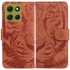 For Motorola Moto G86 5G Case Tiger Imprint Leather Wallet Phone Cover
