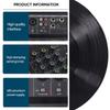 Compactly 2Channel Bluetooth-compatible Audios Mixer With 48V Phantoms Power For Studio Recording And Live Performances