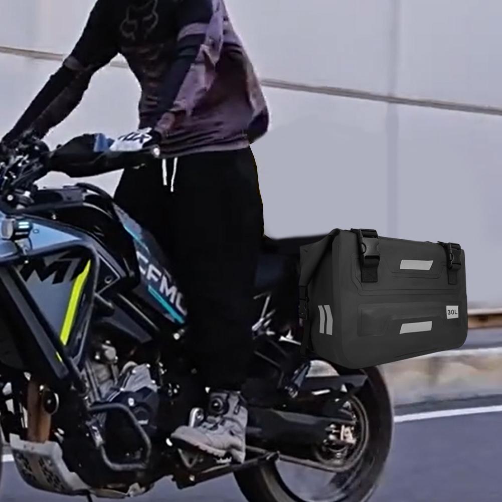 30L Motorcycle Saddle Bag Large Capacity Riding Side Bag Wear Resist Motorcycle Side Bag Motorcycle Modification Accessories