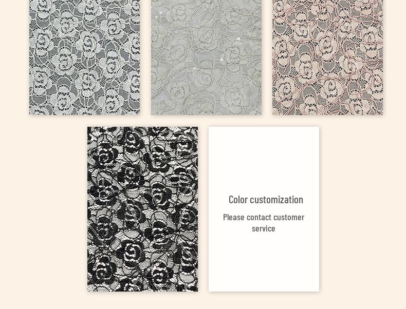 2025 Stylish Lace Fabric with Bone Stitch Embroidery for Women's and Kids' Garments
