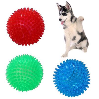 Pet Park Fun Cat Dog Bite Igel Ball Ungiftiges Molar Sound Quietschendes Kauspielzeug