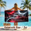 Custom Text Beach Towel, Soft Absorbent Swimming Multi-use TowelAthletic Bilbao FC