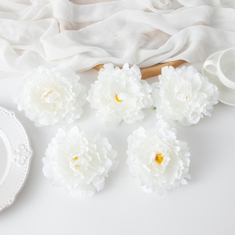 5/10 STÜCKE Künstliche Blumen Frühling und Sommer Seidenpfingstrose Hochzeitskleid Dekoration DIY Zuhause Weihnachten Vasenornamente Scrapbook