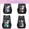 Crossborder Style Oxford Fabric Student Backpack With Breathable Straps For Middle School And High School Use