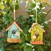 American Country-Style Birdhouse, Outdoor Decor, Garden Statue, Yard Ornament, Pet, Gardening, Landscaping, Resin