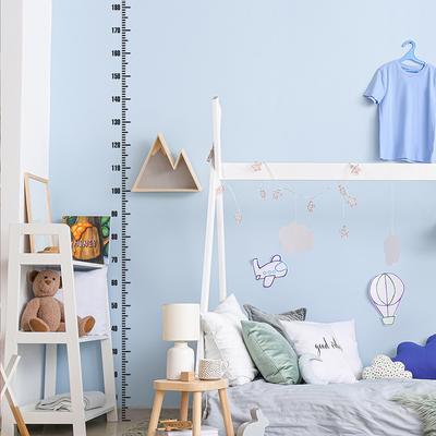 Adesivo da parete con scala di altezza dei cartoni animati, misura creativa, righello per bambini, grafico per crescere, decalcomanie autoadesive, decorazione per la stanza