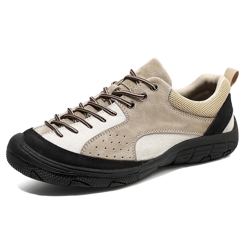 Men s Plus Size Suede Hiking Shoes - Autumn/Winter Breathable Outdoor Casual Sneakers 45