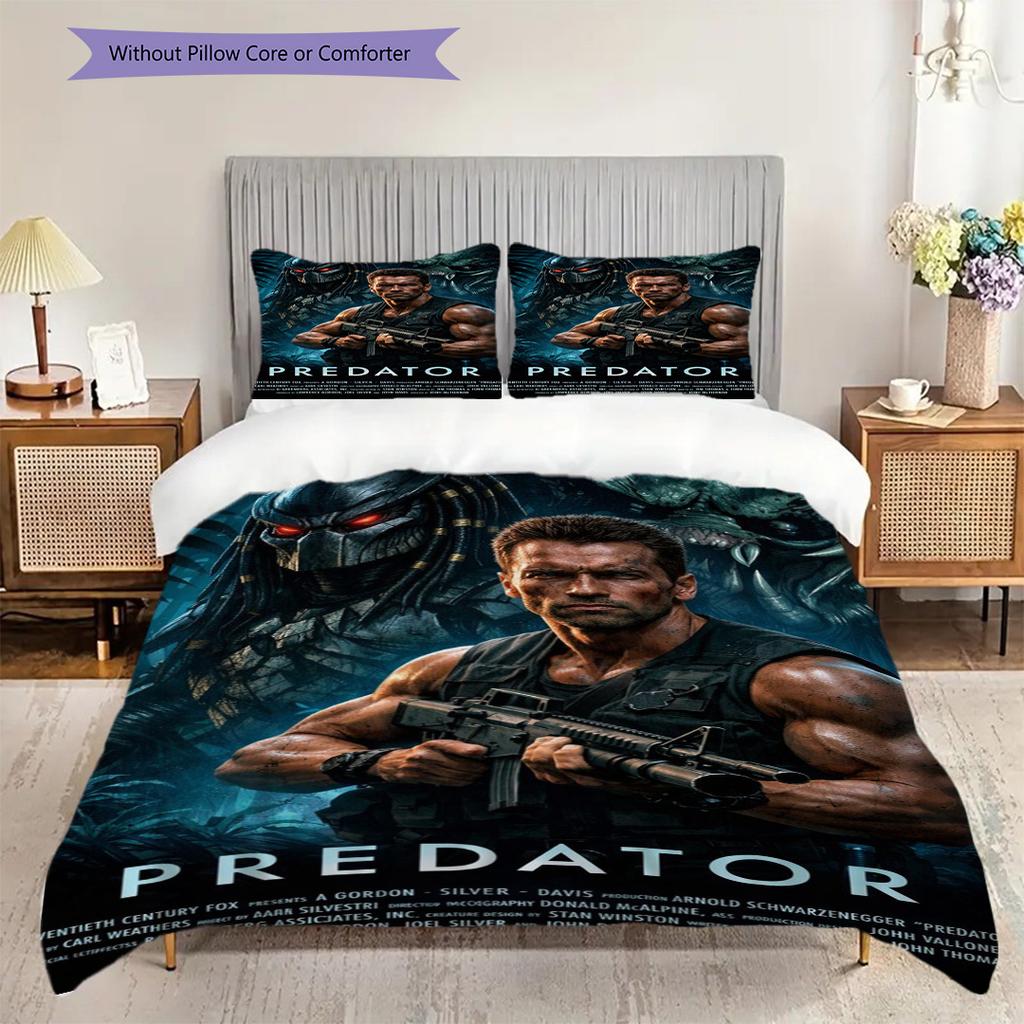 Predator Adventure Threepiece Set 1 Duvet Cover 2 Pillowcase Without Core Duvet Cover And Pillowcase Christmas Birthday Gift Bedding Set