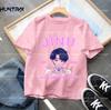 Summer Kpop Demon Hunters Children's Clothing Short Sleeve T-shirt Cute Kpop Demon Hunters Tiger Harajuku Tshirt for Boys Girls