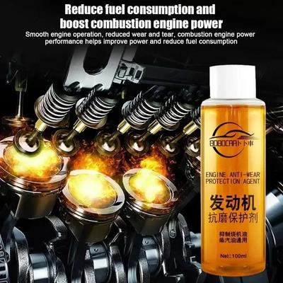 Agent anti-usure pour moteur, additif d'huile de réparation de cylindre de moteur 100ML, utilisé pour la réduction du bruit et la protection anti-usure