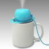 TOPLAND Orb Bottle USB M7012B Humidifier, 50ml/h, Desktop, Powered, Compact, Energy-Saving, Blue,