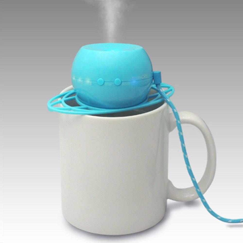 TOPLAND Orb Bottle USB M7012B Humidifier, 50ml/h, Desktop, Powered, Compact, Energy-Saving, Blue,