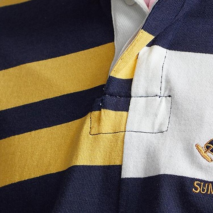 Polo Ralph Lauren SS23 Striped Color Block Badge Print Long Sleeve Polo Shirt Men tops Multicolor MNPOKNI16822736-410