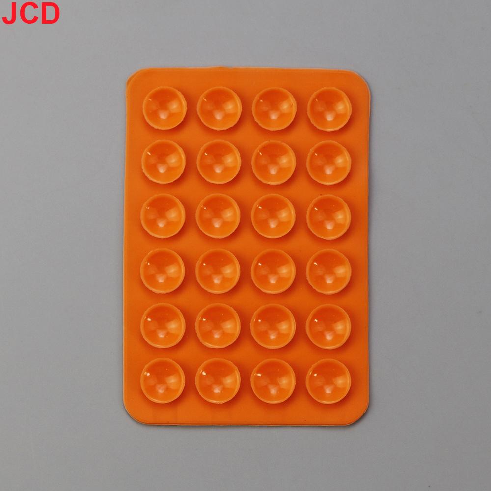

JCD 10pcs Suction Cup Wall Stand Mat Multifunctional Silicone Leather Square Phone Case Anti-Slip Holder Mount Suction Cups