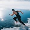 Ear Protection Silicone Swim Cap Ear Pockets Swim Hat Protect Long Hair Swimming Cap  Boys
