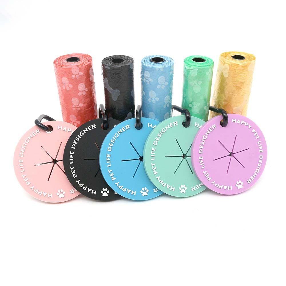 

Дорожный держатель для собачьего мешка для какашек Переноска для мусорных мешков Диспенсер для мешков для отходов домашних животных Буксировочный трос Аксессуары