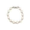 [Ost] Plump 8mm Silver Pearl Bracelet (S) Otb1229S8Pwi